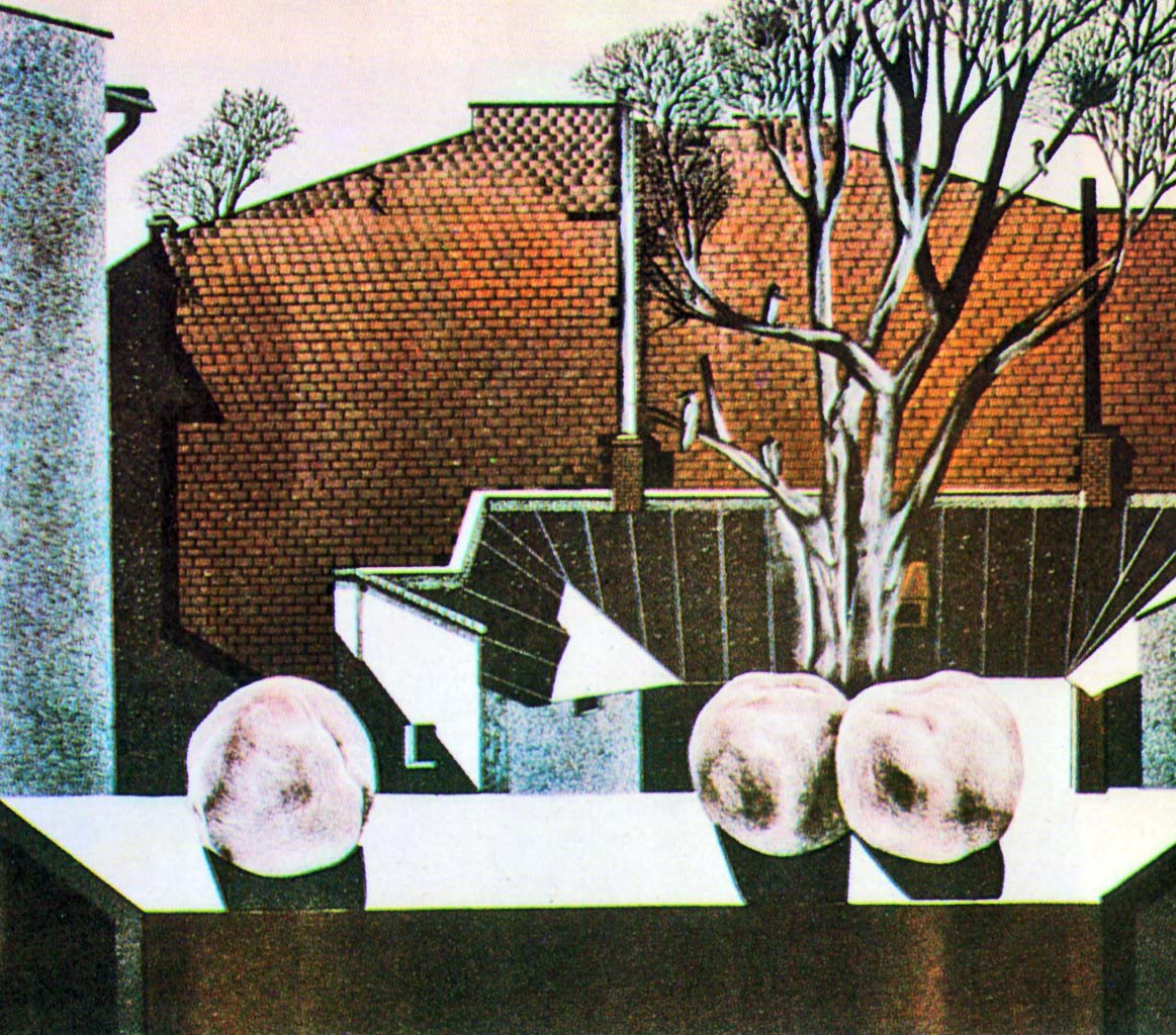 Б. Пікулицький. Натюрморт. 1985. Автолітографія